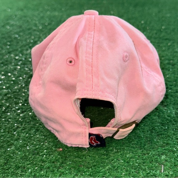 Pink Boston Soxs Dad Baseball Hat Cap Adjustable Size Vintage - Picture 4 of 6